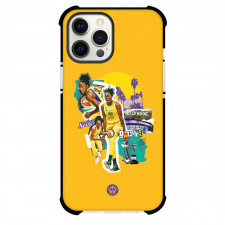 WNBA Los Angeles Sparks Phone Case For iPhone Samsung Galaxy Pixel OnePlus Vivo Xiaomi Asus Sony Motorola Nokia - Los Angeles Sparks Poster Yellow Background