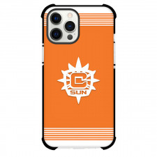 WNBA Connecticut Sun Phone Case For iPhone Samsung Galaxy Pixel OnePlus Vivo Xiaomi Asus Sony Motorola Nokia - Connecticut Sun White Logo On Orange Background