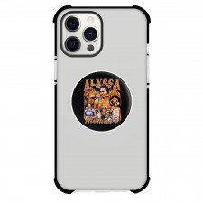 WNBA Alyssa Thomas Phone Case For iPhone Samsung Galaxy Pixel OnePlus Vivo Xiaomi Asus Sony Motorola Nokia - Alyssa Thomas Retro Round Stricker