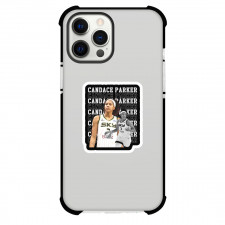 WNBA Candace Parker Phone Case For iPhone Samsung Galaxy Pixel OnePlus Vivo Xiaomi Asus Sony Motorola Nokia - Candace Parker Portrait On Word Art Sticker