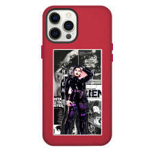 Rhea Ripley Phone Case For iPhone Samsung Galaxy Pixel OnePlus Vivo Xiaomi Asus Sony Motorola Nokia - Rhea Ripley Legend Standing On Grayscale Paper Background Sticker