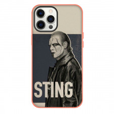 WWE Sting Phone Case For iPhone and Samsung Galaxy Devices - Sting Side Portrait Beige Background