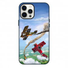 World War 1 Flying Aces Phone Case For iPhone Samsung Galaxy Pixel OnePlus Vivo Xiaomi Asus Sony Motorola Nokia - World War 1 Plane Dog Fight Poster