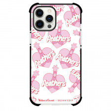 Wallace and Gromit Phone Case For iPhone Samsung Galaxy Pixel OnePlus Vivo Xiaomi Asus Sony Motorola Nokia - Pink Heart and Feathers Stickers Wallpaper