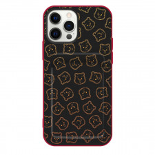 Winnie The Pooh Pooh Phone Case For iPhone Samsung Galaxy Pixel OnePlus Vivo Xiaomi Asus Sony Motorola Nokia - Pooh Pattern Black Background