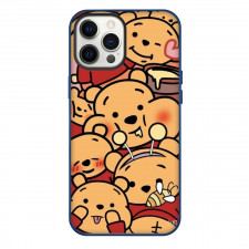 Winnie The Pooh Pooh Phone Case For iPhone Samsung Galaxy Pixel OnePlus Vivo Xiaomi Asus Sony Motorola Nokia - Pooh Pout Collage Cartoon Art
