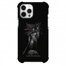The Witcher Geralt Of Rivia Phone Case For iPhone Samsung Galaxy Pixel OnePlus Vivo Xiaomi Asus Sony Motorola Nokia - Geralt Of Rivia Silver For Monster