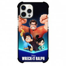 Wreck It Ralph Phone Case For iPhone Samsung Galaxy Pixel OnePlus Vivo Xiaomi Asus Sony Motorola Nokia - Wreck It Ralph Felix And Vanellope On Blue Background Poster