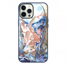 Wuthering Waves Luno Phone Case For iPhone Samsung Galaxy Pixel OnePlus Vivo Xiaomi Asus Sony Motorola Nokia - Luno Sitting Moon Side Portrait