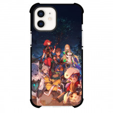 Xenoblade Phone Case For iPhone Samsung Galaxy Pixel OnePlus Vivo Xiaomi Asus Sony Motorola Nokia - Xenoblade Character Sitting On Starry Night Background