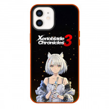 Xenoblade Mio Phone Case For iPhone Samsung Galaxy Pixel OnePlus Vivo Xiaomi Asus Sony Motorola Nokia - Xenoblade Chronicles 3 Mio Portrait Anime Art On Dark Background