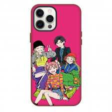 You and I Are Polar Opposites Phone Case For iPhone Samsung Galaxy Pixel OnePlus Vivo Xiaomi Asus Sony Motorola Nokia - You and I Are Polar Opposites Characters Smiling Poster On Pink Background