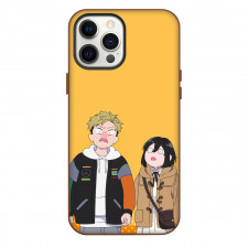 You and I Are Polar Opposites Phone Case For iPhone Samsung Galaxy Pixel OnePlus Vivo Xiaomi Asus Sony Motorola Nokia - Kentaro Yamada And Natsumi Nishi Shocked Portrait