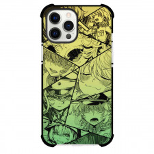 Saga Of Tanya The Evil Tanya Von Degurechaff Phone Case For iPhone Samsung Galaxy Pixel OnePlus Vivo Xiaomi Asus Sony Motorola Nokia - Tanya Von Degurechaff Green Manga Panel Collage Poster