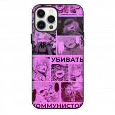Saga Of Tanya The Evil Tanya Von Degurechaff Phone Case For iPhone Samsung Galaxy Pixel OnePlus Vivo Xiaomi Asus Sony Motorola Nokia - Tanya Von Degurechaff Pink Manga Collage Poster