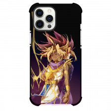 Yu-Gi-Oh Pharaoh Atem Phone Case For iPhone Samsung Galaxy Pixel OnePlus Vivo Xiaomi Asus Sony Motorola Nokia - Pharaoh Atem Smiling and Dark Yugi Smirking in the Back