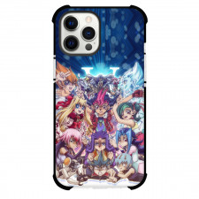 Yu-Gi-Oh Phone Case For iPhone Samsung Galaxy Pixel OnePlus Vivo Xiaomi Asus Sony Motorola Nokia - Yugioh Zexal Characters Collage Blue Background