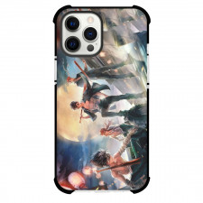 Yu Yu Hakusho Case For iPhone Samsung Galaxy Pixel OnePlus Vivo Xiaomi Asus Sony Motorola Nokia - Characters Moon Background Watercolor Painting