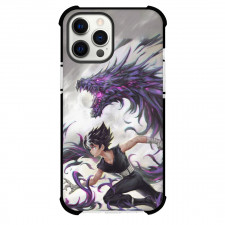 Yu Yu Hakusho Hiei Case For iPhone Samsung Galaxy Pixel OnePlus Vivo Xiaomi Asus Sony Motorola Nokia - Hiei Attacking with Black Purple Dragon