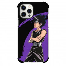 Yu Yu Hakusho Hiei Case For iPhone Samsung Galaxy Pixel OnePlus Vivo Xiaomi Asus Sony Motorola Nokia - Hiei Side View Black and Purple Background