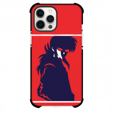 Yu Yu Hakusho Kurama Case For iPhone Samsung Galaxy Pixel OnePlus Vivo Xiaomi Asus Sony Motorola Nokia - Kurama Side Portrait Red Minimalist Art