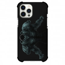 Yu Yu Hakusho Younger Toguro Case For iPhone Samsung Galaxy Pixel OnePlus Vivo Xiaomi Asus Sony Motorola Nokia - Younger Toguro Flexing Shoulders Black Background