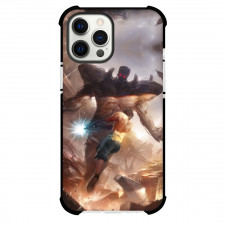 Yu Yu Hakusho Younger Toguro Case For iPhone Samsung Galaxy Pixel OnePlus Vivo Xiaomi Asus Sony Motorola Nokia - Younger Toguro Jumping To Attack Battle Scene Background
