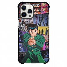 Yu Yu Hakusho Yusuke Urameshi Case For iPhone Samsung Galaxy Pixel OnePlus Vivo Xiaomi Asus Sony Motorola Nokia - Yusuke Urameshi Ready To Fire Cartoon Collage Background