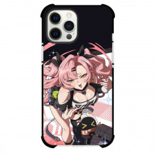 Zenless Zone Zero Nicole Demara Phone Case For iPhone Samsung Galaxy Pixel OnePlus Vivo Xiaomi Asus Sony Motorola Nokia - Nicole Demara Portrait Pink Background