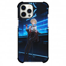 Zenless Zone Zero Evelyn Chevalier Phone Case For iPhone Samsung Galaxy Pixel OnePlus Vivo Xiaomi Asus Sony Motorola Nokia - Evelyn Chevalier Sitting Bar Background