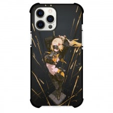 Zenless Zone Zero Trigger Phone Case For iPhone Samsung Galaxy Pixel OnePlus Vivo Xiaomi Asus Sony Motorola Nokia - Trigger Hands Up Pose In Gunfire Background