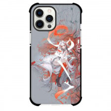Zenless Zone Zero Ye Shunguang Phone Case For iPhone Samsung Galaxy Pixel OnePlus Vivo Xiaomi Asus Sony Motorola Nokia - Ye Shunguang Sitting Pose Grey Background