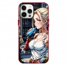 Zom 100 Bucket List of the Dead Beatrix Case For iPhone Samsung Galaxy Pixel OnePlus Vivo Xiaomi Asus Sony Motorola Nokia - Beatrix Drinking Water Portrait