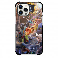 Zootopia Case For iPhone Samsung Galaxy Pixel OnePlus Vivo Xiaomi Asus Sony Motorola Nokia - Characters Walking On Busy Street