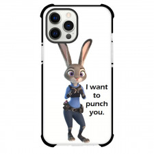 Zootopia Judy Hopps Case For iPhone Samsung Galaxy Pixel OnePlus Vivo Xiaomi Asus Sony Motorola Nokia - Judy Hopps Want To Punch You Quote Portrait