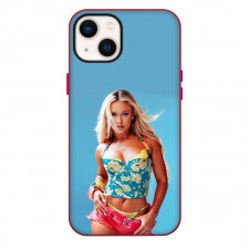 Zara Larsson Phone Case For iPhone Samsung Galaxy Pixel OnePlus Vivo Xiaomi Asus Sony Motorola Nokia - Zara Larsson Standing On Sky Blue Background