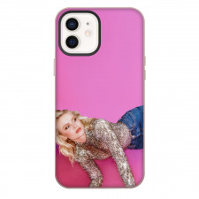 Zara Larsson Phone Case For iPhone Samsung Galaxy Pixel OnePlus Vivo Xiaomi Asus Sony Motorola Nokia - Zara Larsson Wear Sequined And Jeans Photoshoot On Pink Background