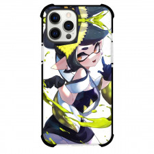 Splatoon Agent 3 Black Case For iPhone Samsung Galaxy Pixel OnePlus Vivo Xiaomi Asus Sony Motorola Nokia - Agent 3 Black Splashing Neon