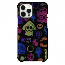 Splatoon Case For iPhone Samsung Galaxy Pixel OnePlus Vivo Xiaomi Asus Sony Motorola Nokia - Splatoon Icons Dot Matrix Pattern Art
