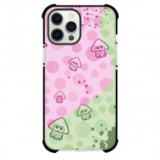Splatoon Case For iPhone Samsung Galaxy Pixel OnePlus Vivo Xiaomi Asus Sony Motorola Nokia - Splatoon Pink and Green Pattern Art