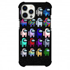 Among Us Phone Case For iPhone Samsung Galaxy Pixel OnePlus Vivo Xiaomi Asus Sony Motorola Nokia - Among Us Angry On Black Background