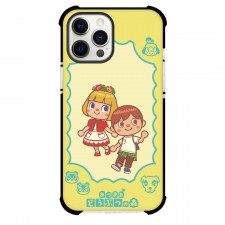 Animal Crossing Phone Case For iPhone Samsung Galaxy Pixel OnePlus Vivo Xiaomi Asus Sony Motorola Nokia - Animal Crossing Summer Campaign Villagers Yellow Background
