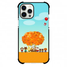 Animal Crossing Phone Case For iPhone Samsung Galaxy Pixel OnePlus Vivo Xiaomi Asus Sony Motorola Nokia - Animal Crossing Villagers Standing Under A Tree Poster