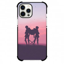 Attack On Titan Phone Case For iPhone Samsung Galaxy Pixel OnePlus Vivo Xiaomi Asus Sony Motorola Nokia - Eren Levi Standing Silhouette