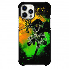 Attack On Titan Erwin Phone Case For iPhone Samsung Galaxy Pixel OnePlus Vivo Xiaomi Asus Sony Motorola Nokia - Erwin Attack Mode Minimalist Art On Watercolor Background