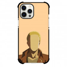 Attack On Titan Hannes Phone Case For iPhone Samsung Galaxy Pixel OnePlus Vivo Xiaomi Asus Sony Motorola Nokia - Hannes Portrait Minimalist Art On Nude Background