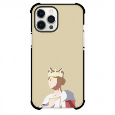 Attack On Titan Historia Phone Case For iPhone Samsung Galaxy Pixel OnePlus Vivo Xiaomi Asus Sony Motorola Nokia - Historia Side Portrait Minimalist Art On Beige Background