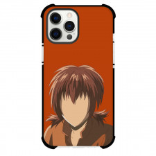 Attack On Titan Isabel Phone Case For iPhone Samsung Galaxy Pixel OnePlus Vivo Xiaomi Asus Sony Motorola Nokia - Isabel Portrait Minimalist Art On Orange Background