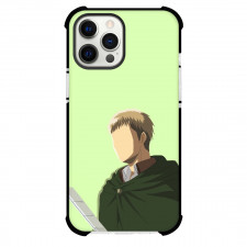 Attack On Titan Jean Phone Case For iPhone Samsung Galaxy Pixel OnePlus Vivo Xiaomi Asus Sony Motorola Nokia - Jean Portrait Minimalist Art On Green Background