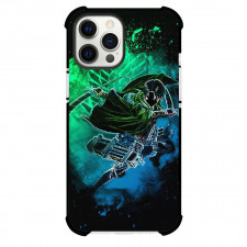 Attack On Titan Levi Phone Case For iPhone Samsung Galaxy Pixel OnePlus Vivo Xiaomi Asus Sony Motorola Nokia - Levi Attack Mode Minimalist Art On Watercolor Background